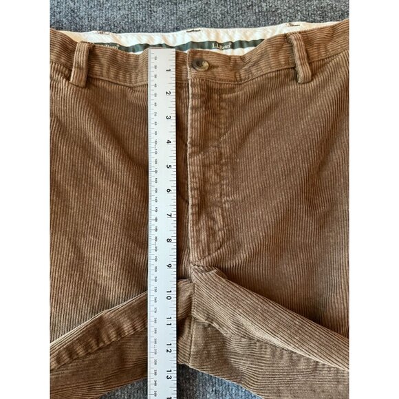 L.L. Bean Pants Mens 38x29 Stretch Country Corduroy‎ Classic Fit Plain Front - Picture 7 of 9